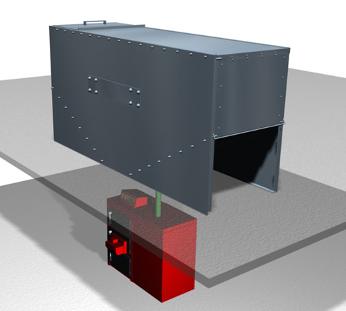 alimentation gravitationnelle des pellets